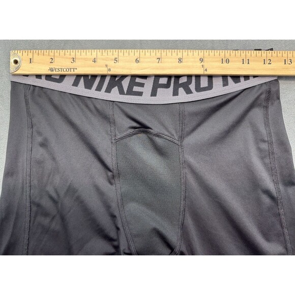 Nike Pro Combat Dri-Fit Black Bottoms Boys XL Compression Workout BV3516-010 - Picture 9 of 14